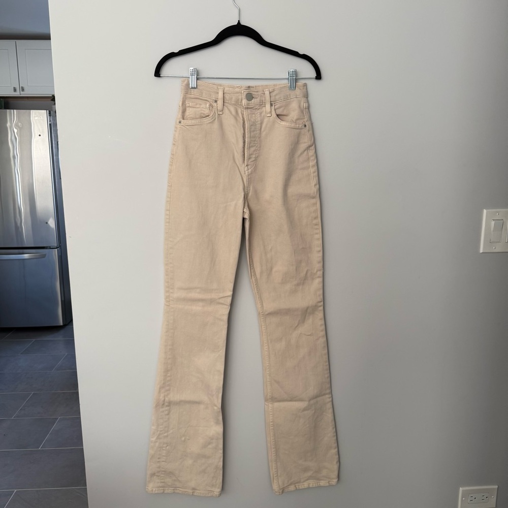 Hudson Jeans Women's Cream Flare Jeans